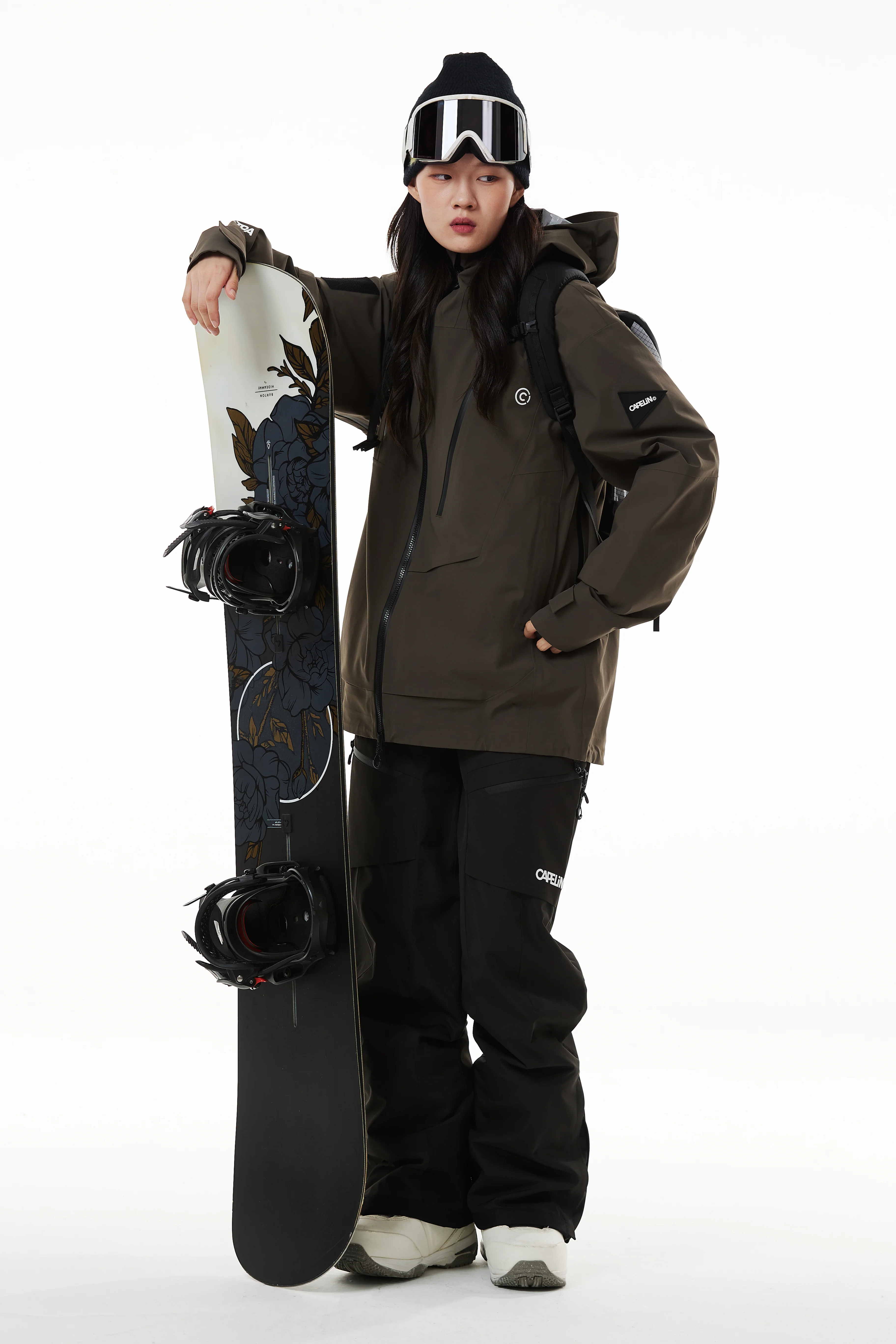 Alpha Unisex 3L Shell Snowboard Jacket - Image 4