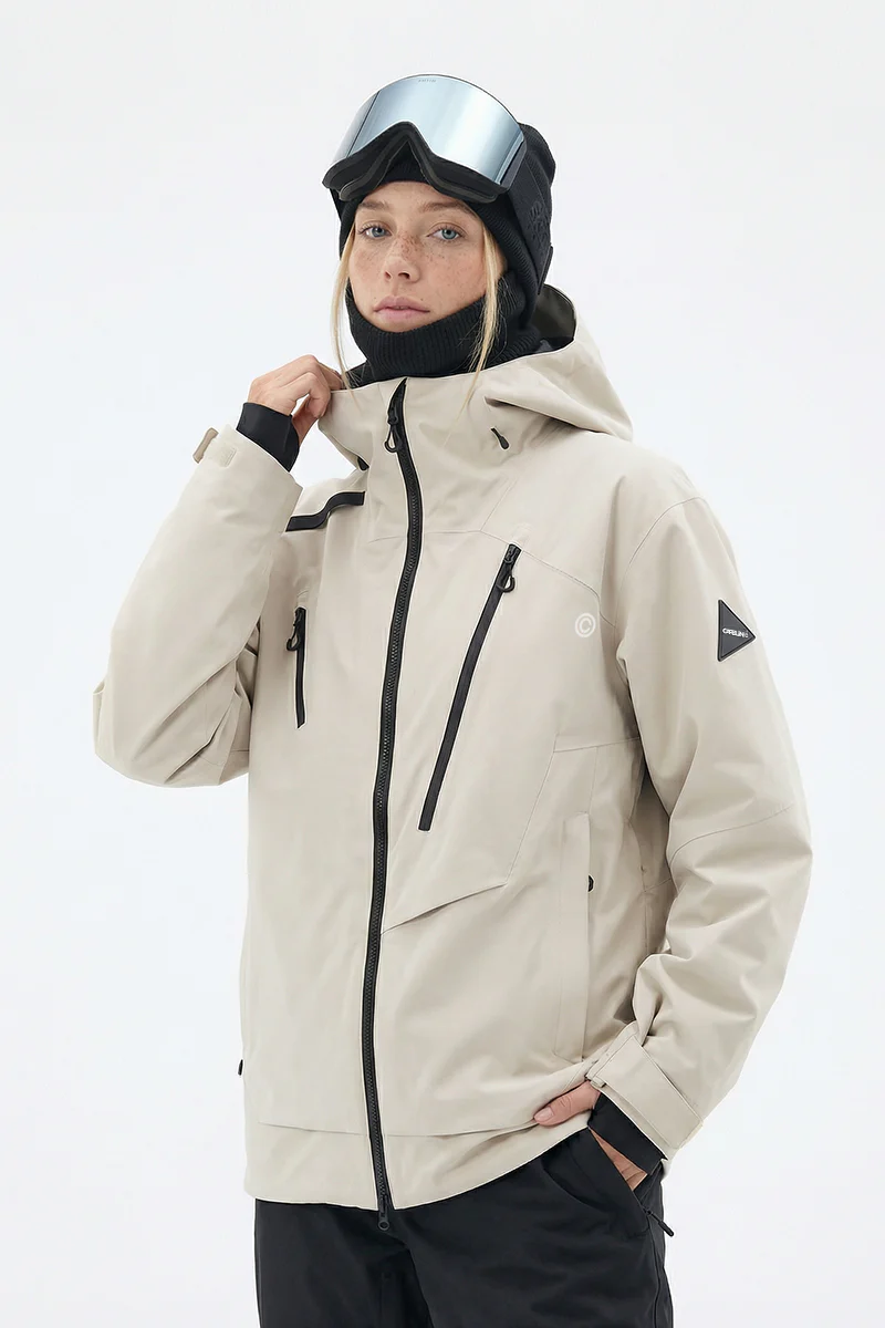 Alpha Unisex 3L Shell Snowboard Jacket - Image 4