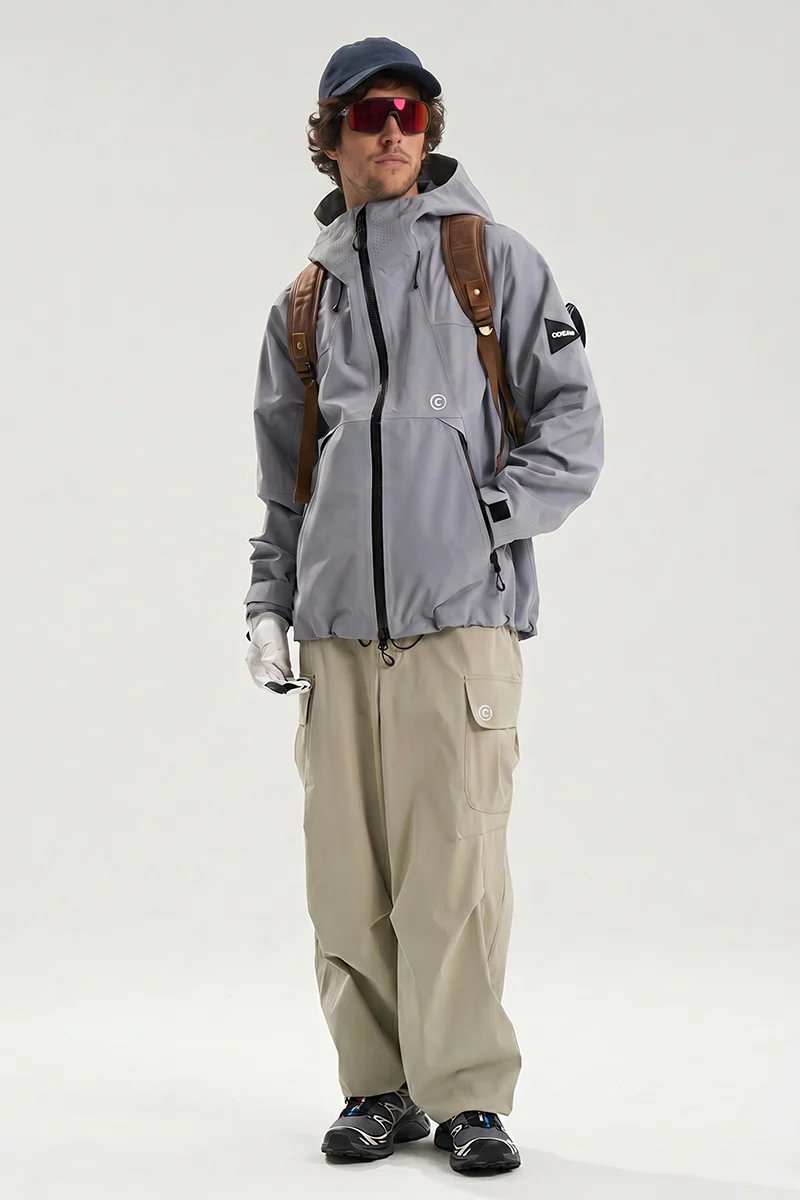 Climb Unisex 3L Shell Windbreaker Jacket - Image 3