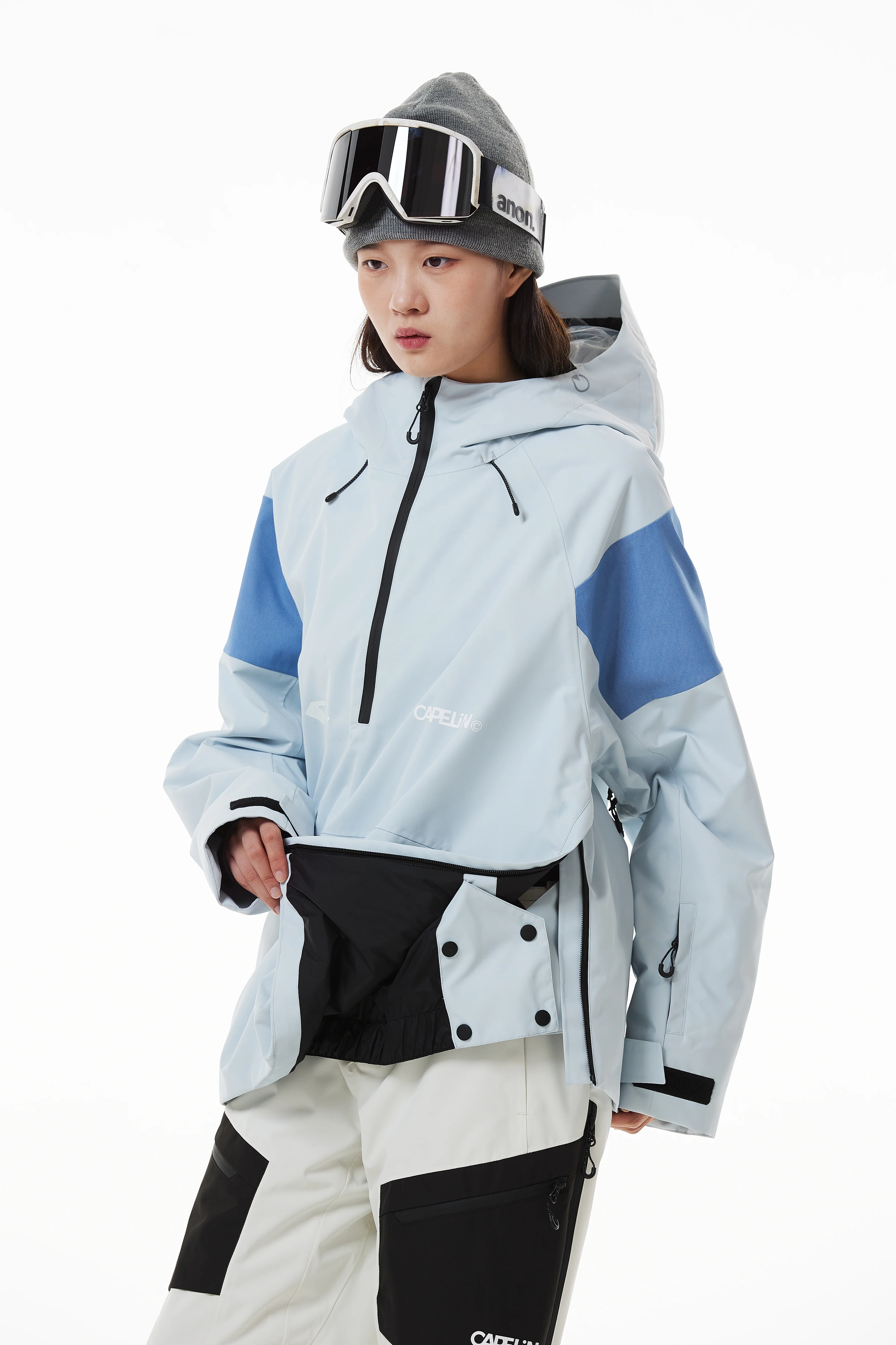 Gamma Unisex Pullover Snowboard Jacket - Image 3