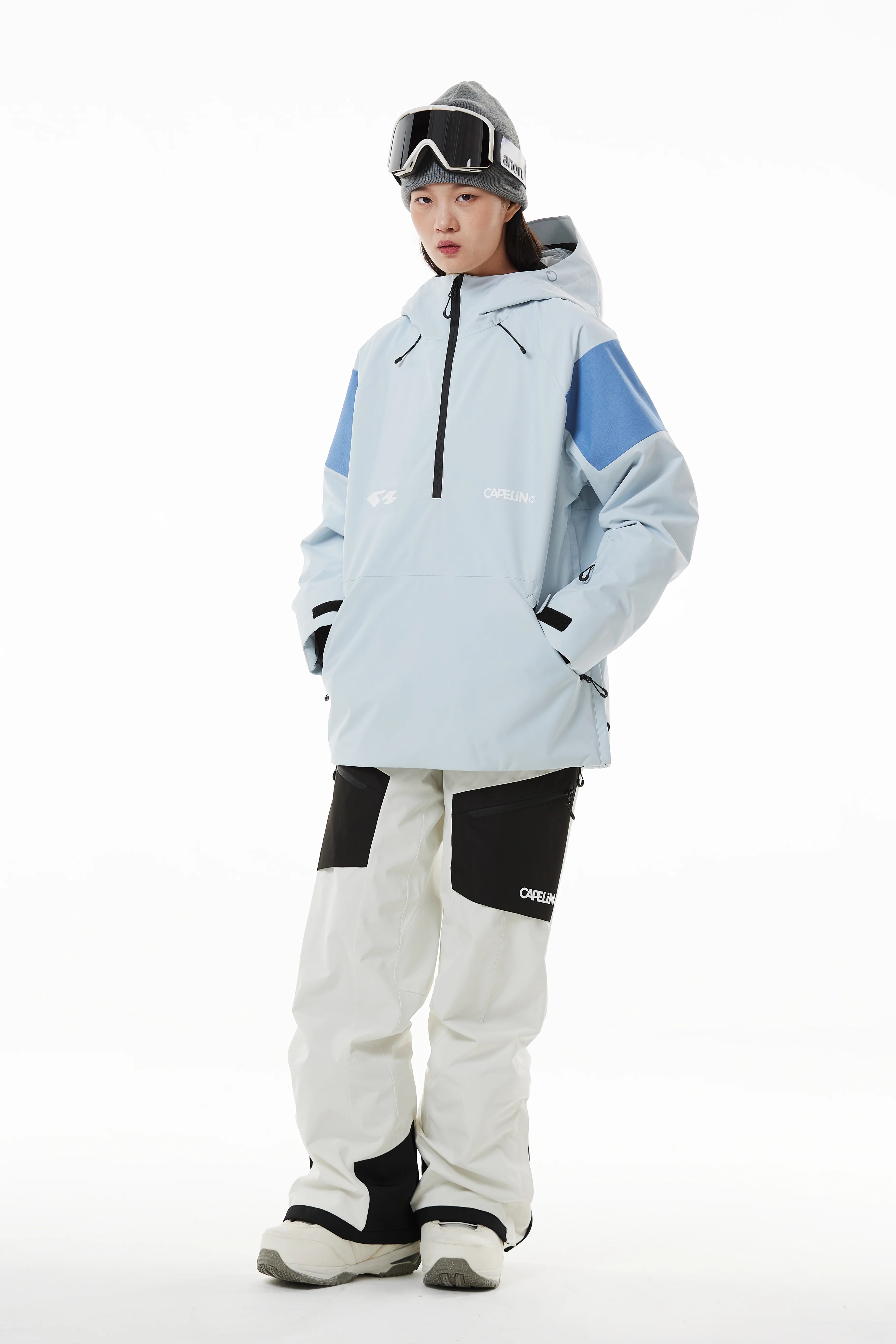 Gamma Unisex Pullover Snowboard Jacket - Image 4