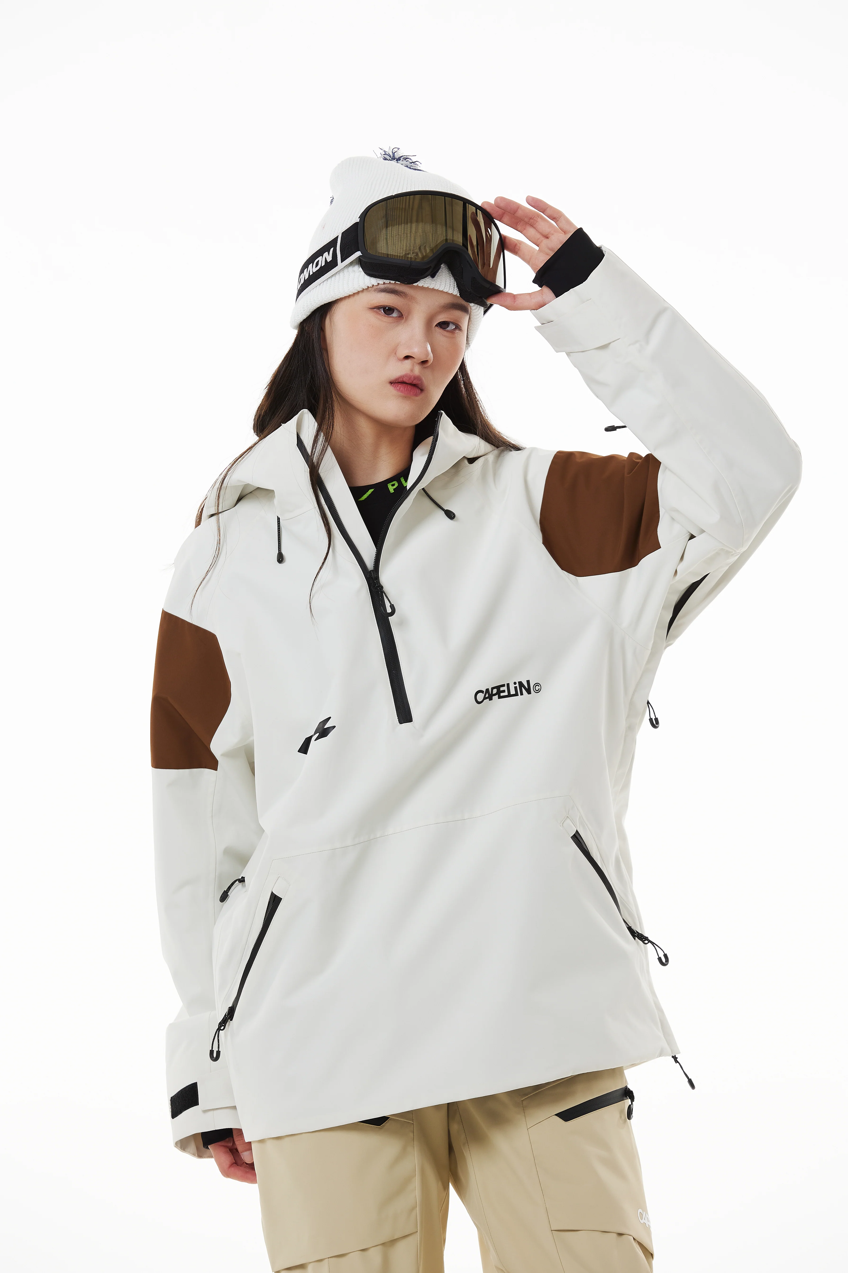 Gamma Unisex Pullover Snowboard Jacket - Image 3