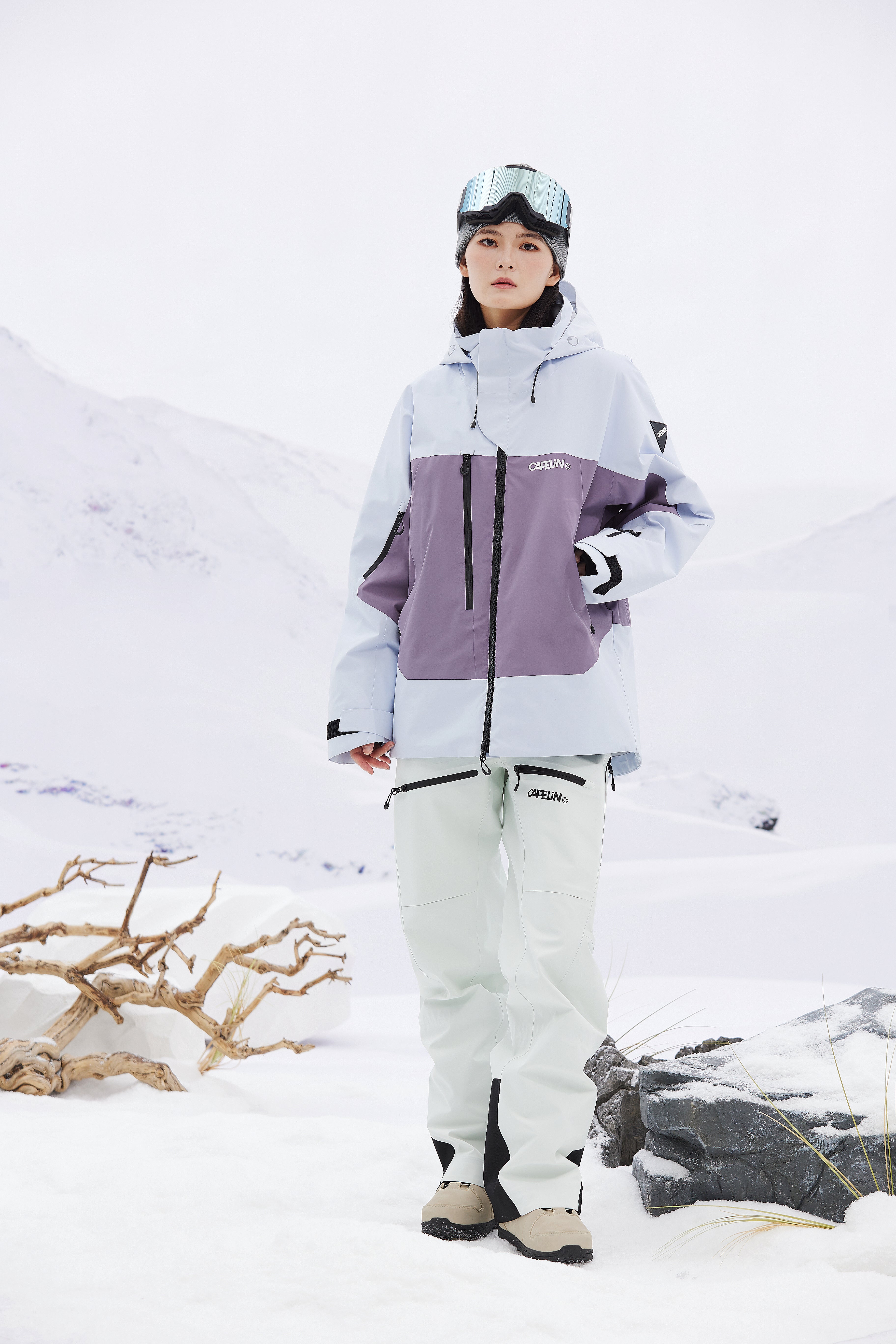 Horizon Unisex 3L Shell Snowboard Pant - Image 3