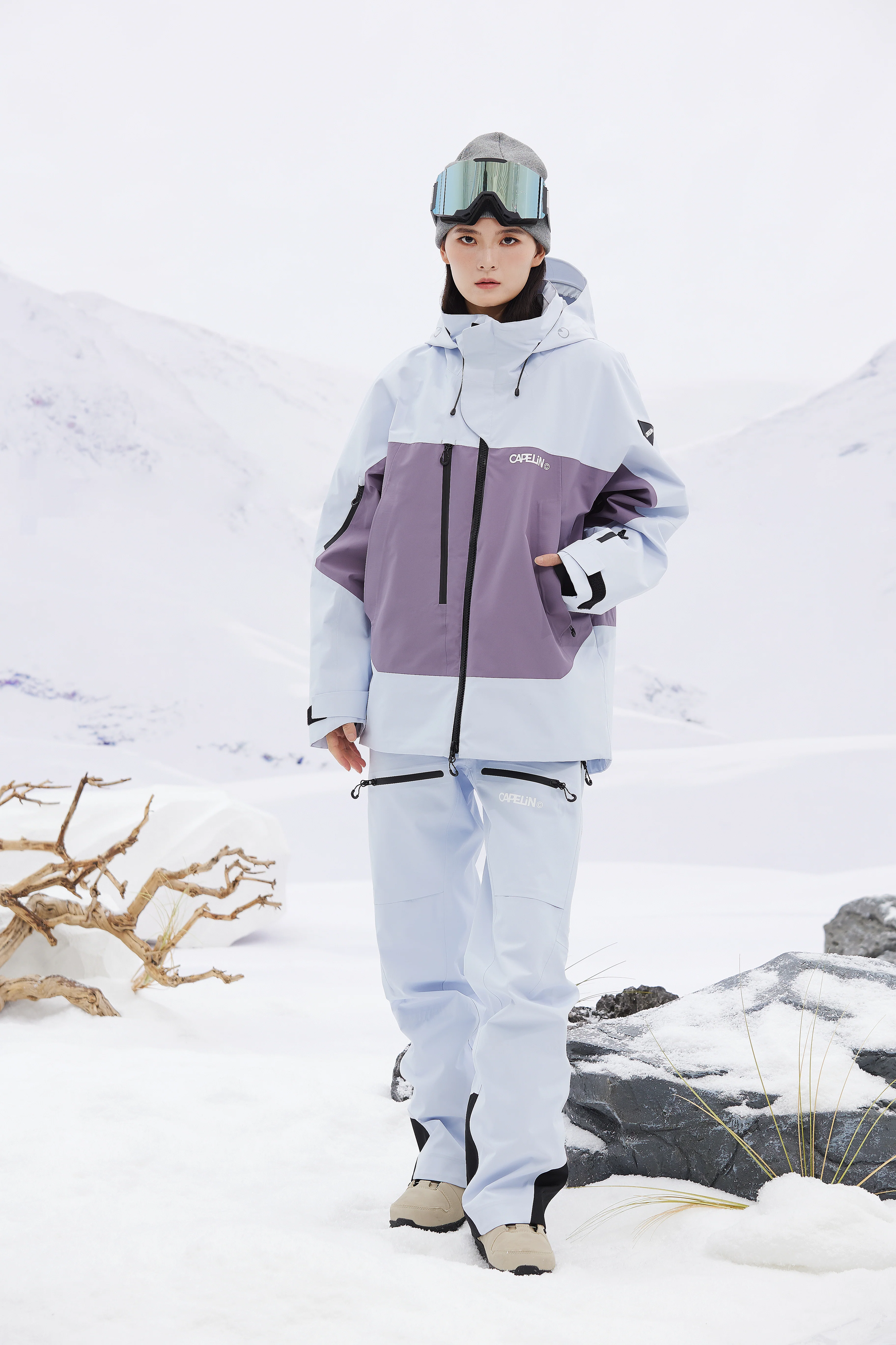 Horizon Unisex 3L Shell Snowboard Pant - Image 4