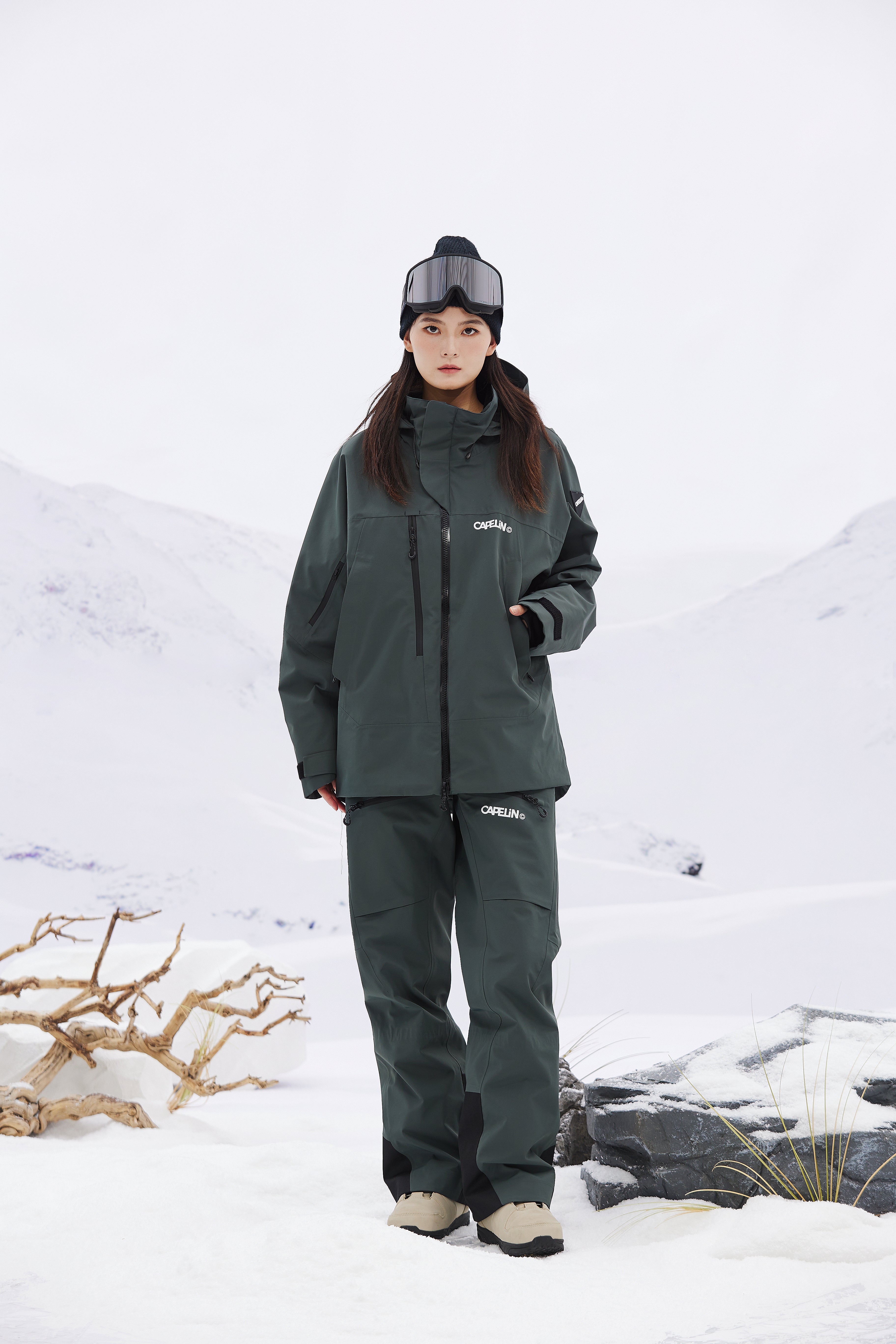 Horizon Unisex 3L Shell Snowboard Pant - Image 3
