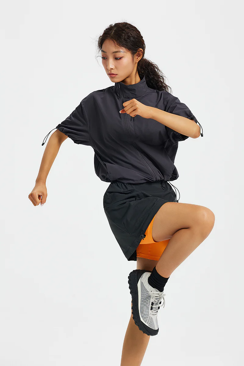 Loom Women's short sleeve Track Jacket - Image 3