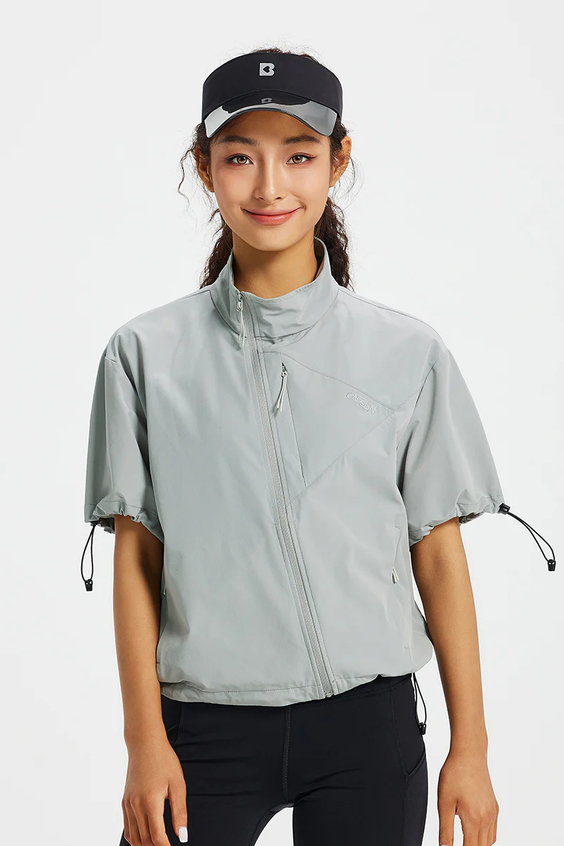 Loom Women's short sleeve Track Jacket