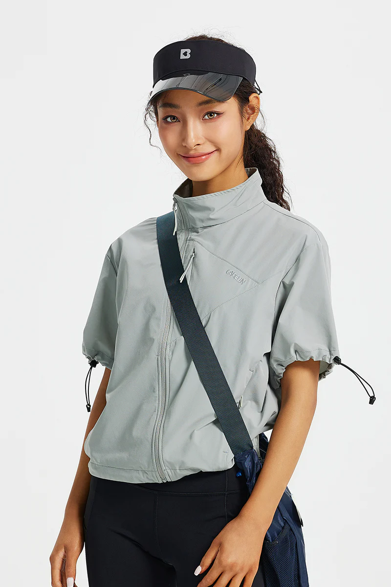 Loom Women's short sleeve Track Jacket - Image 2