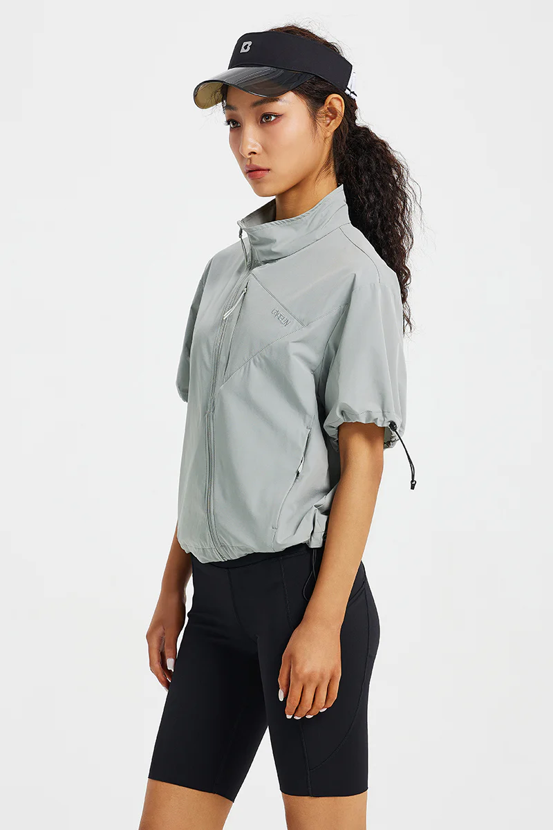Loom Women's short sleeve Track Jacket - Image 3