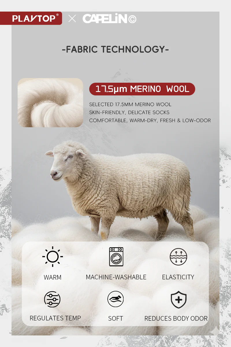 SnowPaw Merino Wool Snow Socks - Image 3
